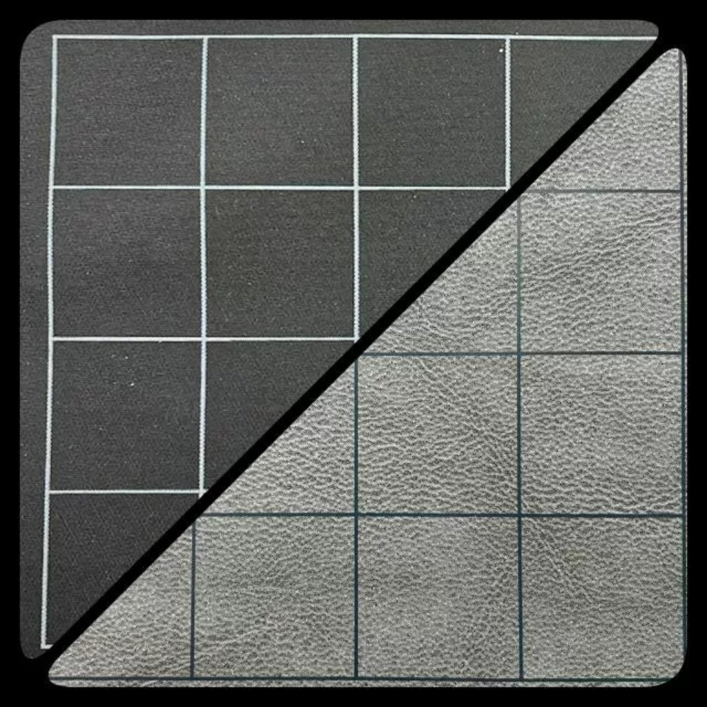 Battlemat Factory Second 1" Reversible Black-Grey Squares