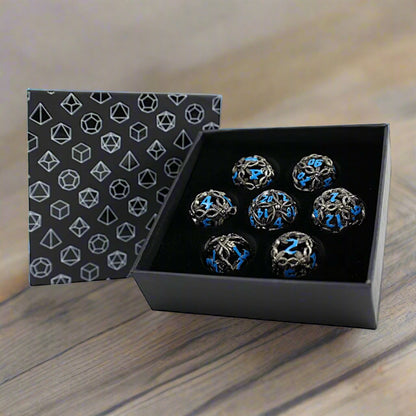 LPG Metal Dice RPG Set Hollow Vines