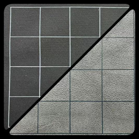Battlemat Factory Second 1" Reversible Black-Grey Squares