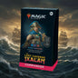 Card game box for 'The Lost Caverns of Ixalan' featuring a pirate character and 'Magic: The Gathering' branding.