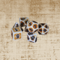 DeckaRolls Antique Resin 7pc Dice Sets