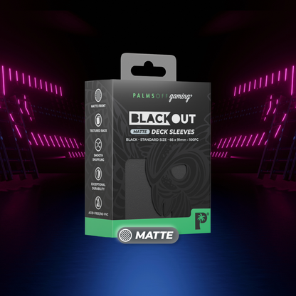 Blackout Deck Sleeves Matte