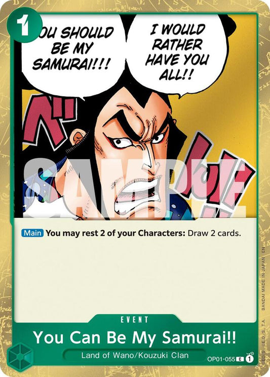 You Can Be My Samurai!!
