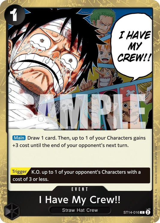 I Have My Crew!!