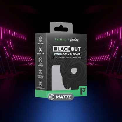 Blackout Deck Sleeves Matte