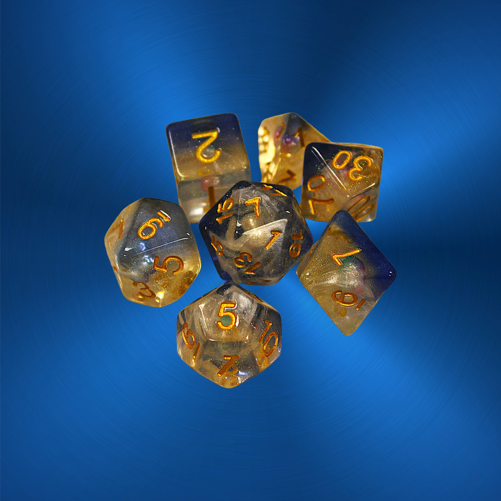 DeckaRolls Miscellaneous 7pc Resin Dice Sets