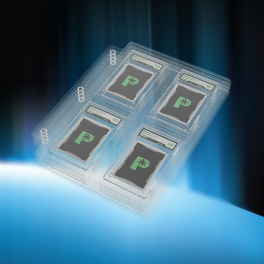 Graded Card 4 Slot Ring Binder Pages