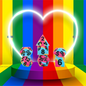 7pc Polyhedral Pride Dice