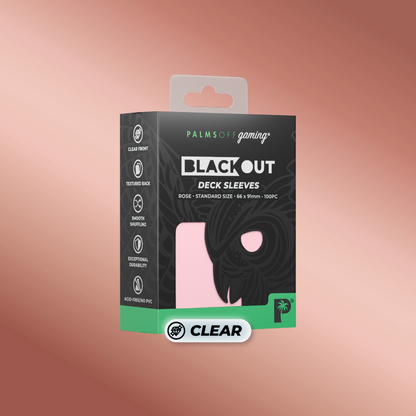 Blackout Deck Sleeves