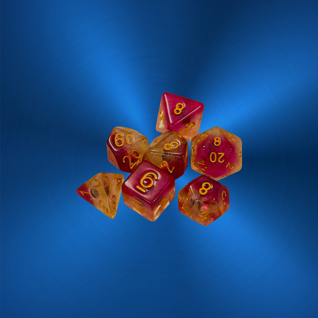 DeckaRolls Miscellaneous 7pc Resin Dice Sets