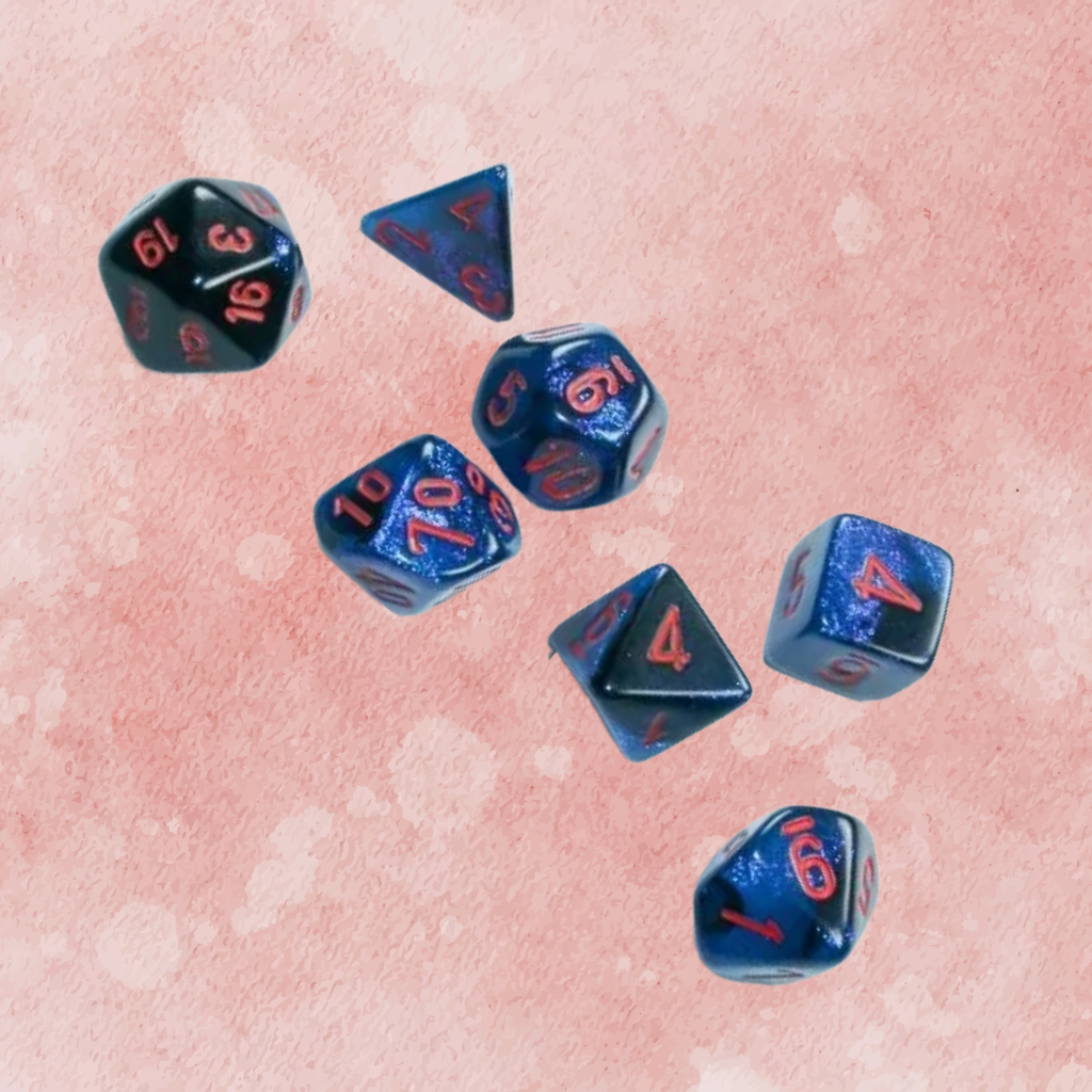 D7-Die Set Dice Mini-Polyhedral