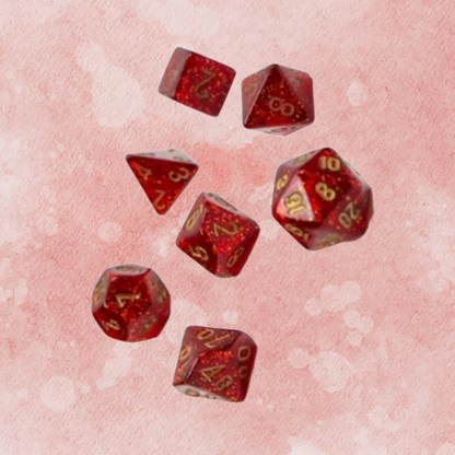 D7-Die Set Dice Mini-Polyhedral