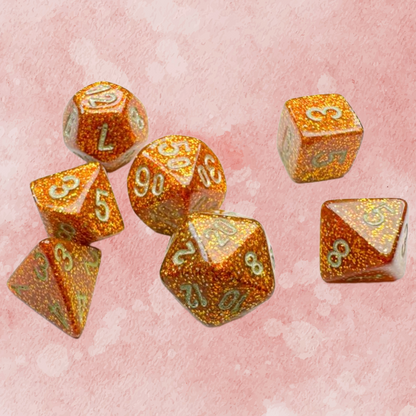 D7-Die Set Dice Mini-Polyhedral