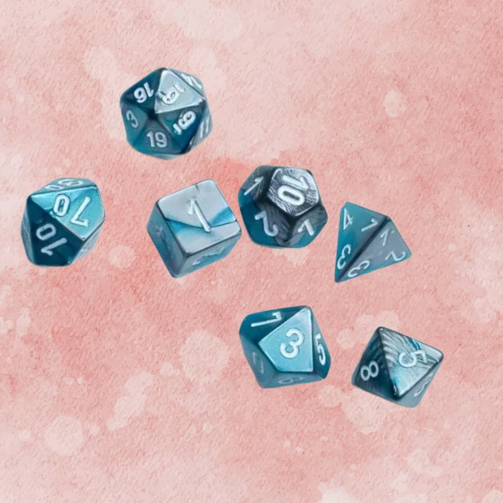 D7-Die Set Dice Mini-Polyhedral