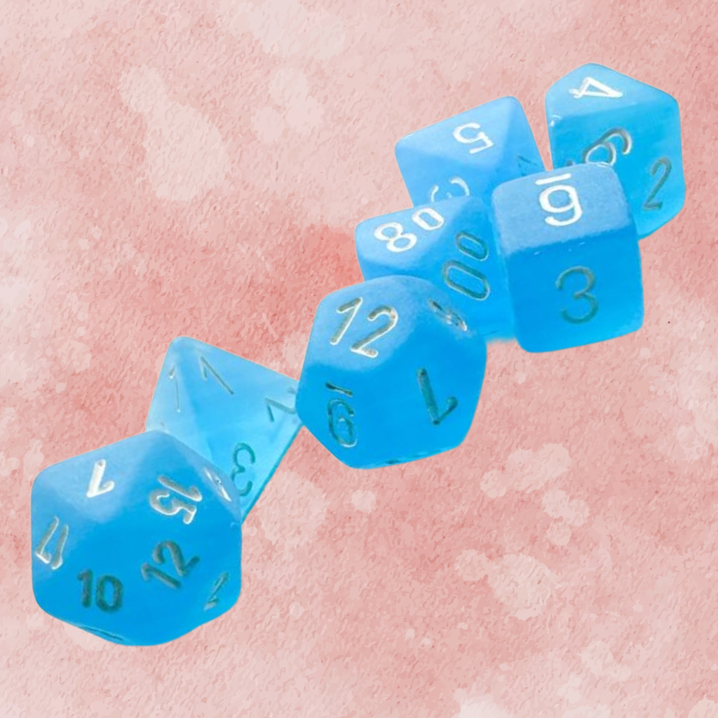 D7-Die Set Dice Mini-Polyhedral