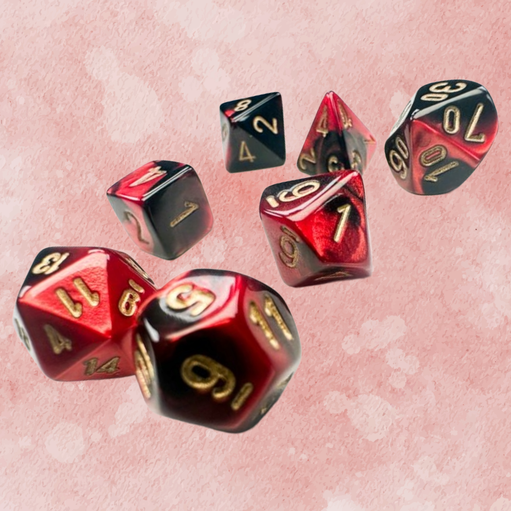 D7-Die Set Dice Mini-Polyhedral