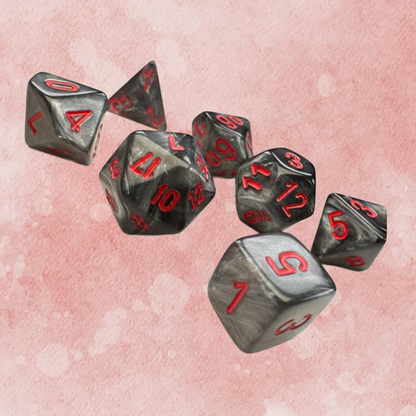 D7-Die Set Dice Mini-Polyhedral