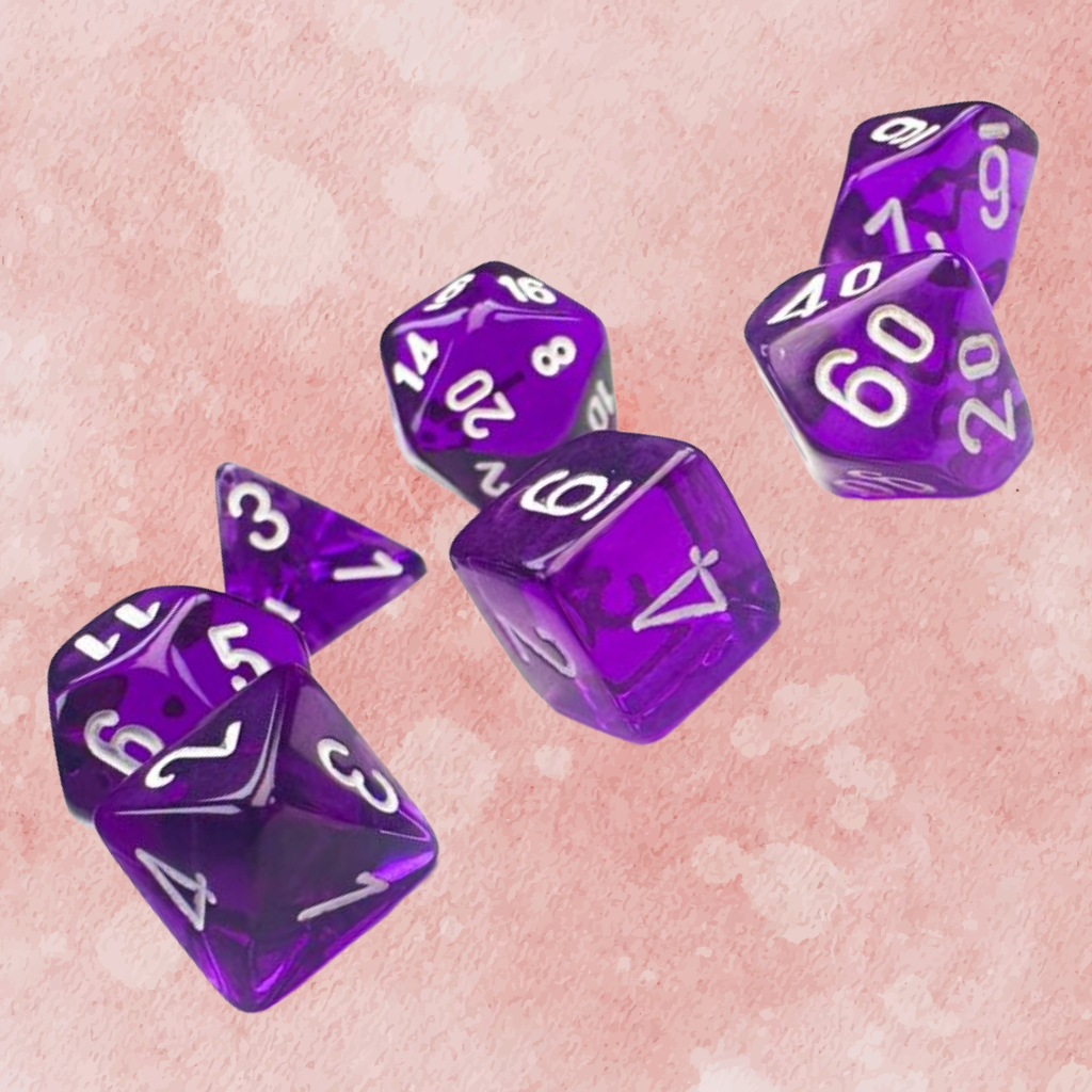 D7-Die Set Dice Mini-Polyhedral