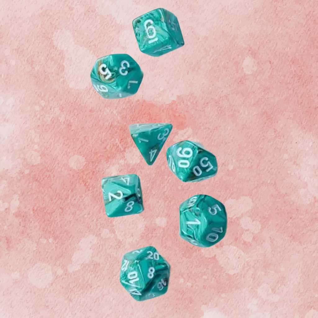 D7-Die Set Dice Mini-Polyhedral