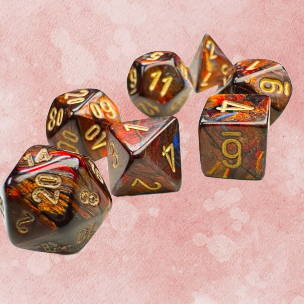 D7-Die Set Dice Mini-Polyhedral