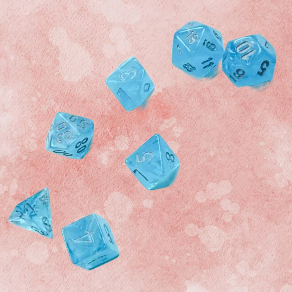 D7-Die Set Dice Mini-Polyhedral