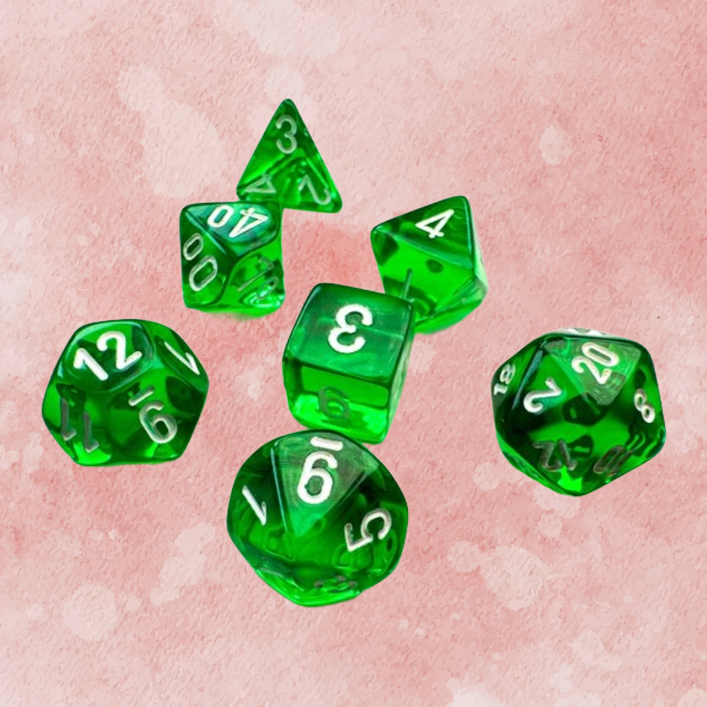 D7-Die Set Dice Mini-Polyhedral
