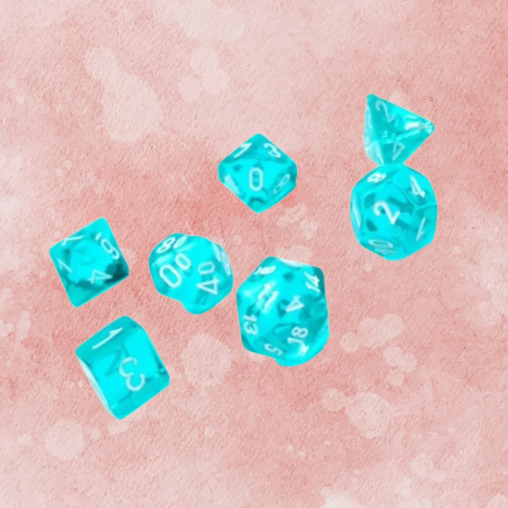 D7-Die Set Dice Mini-Polyhedral