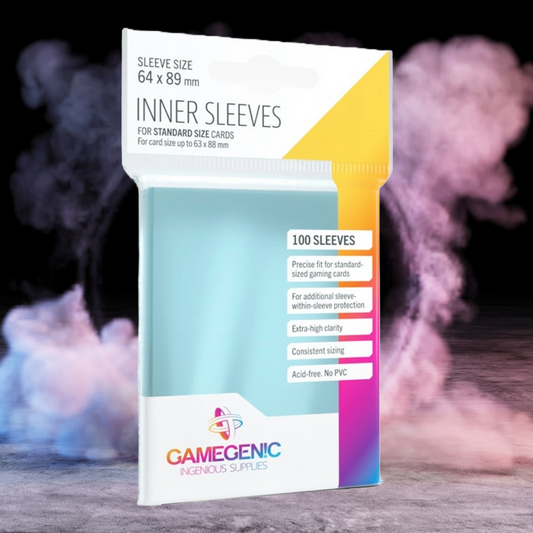 Gamegenic Inner Card Sleeves 100 Pack