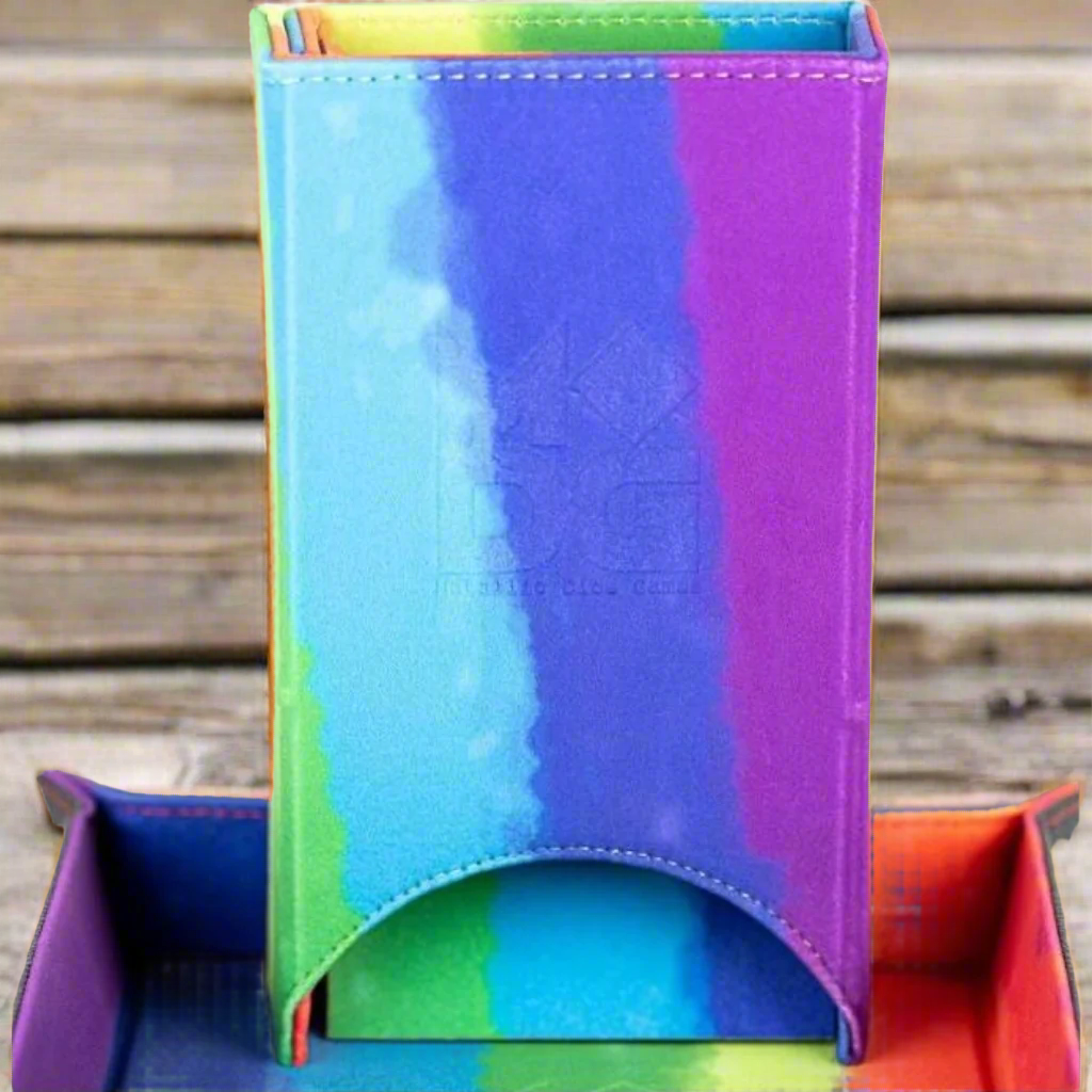 MDG Fold Up Leather Dice Tray
