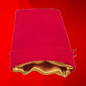 MDG Velvet Dice Bag with Gold Satin Lining