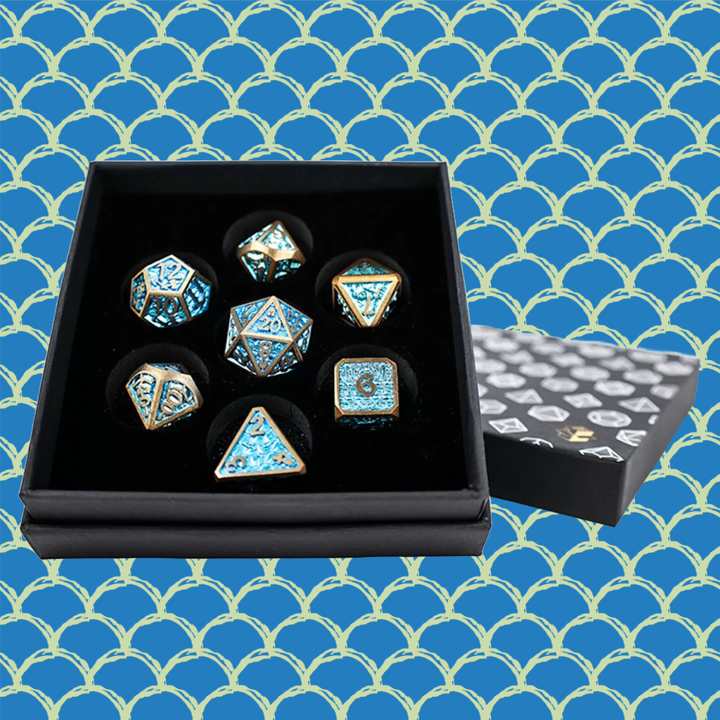 LPG Metal Dice Set Draco