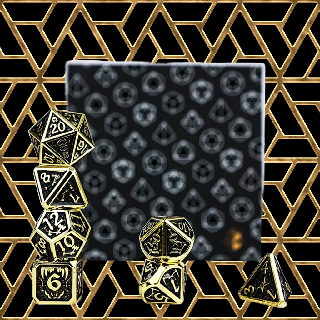 LPG Metal Dice Set Draco