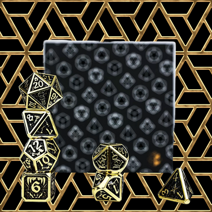 LPG Metal Dice Set Draco