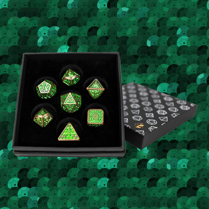 LPG Metal Dice Set Draco
