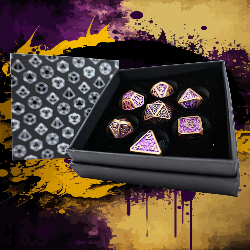 LPG Metal Dice Set Draco