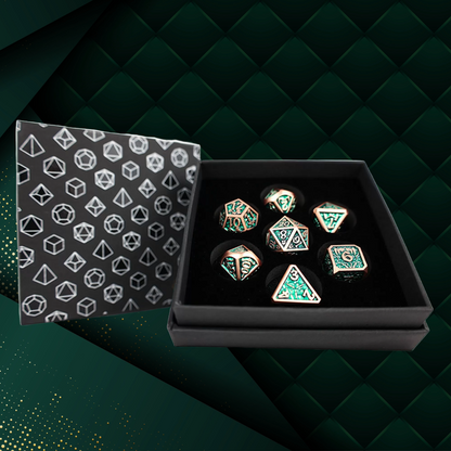 LPG Metal Dice Set Draco