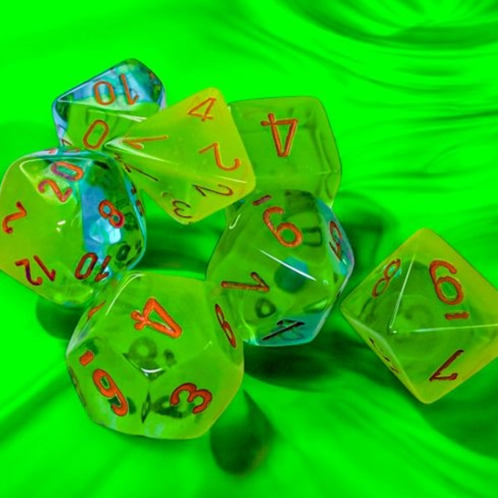 D7-Die Set Dice Gemini Polyhedral