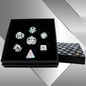 LPG Metal Dice Set Leadlight