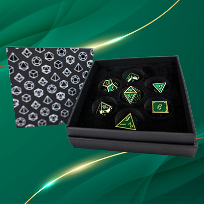 LPG Metal Dice Set Serif