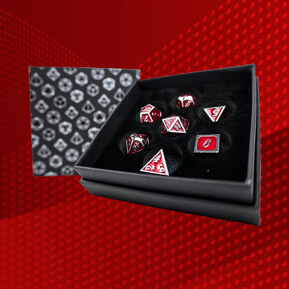 LPG Metal Dice Set Serif