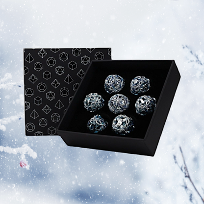 LPG Metal Dice RPG Set Hollow Vines