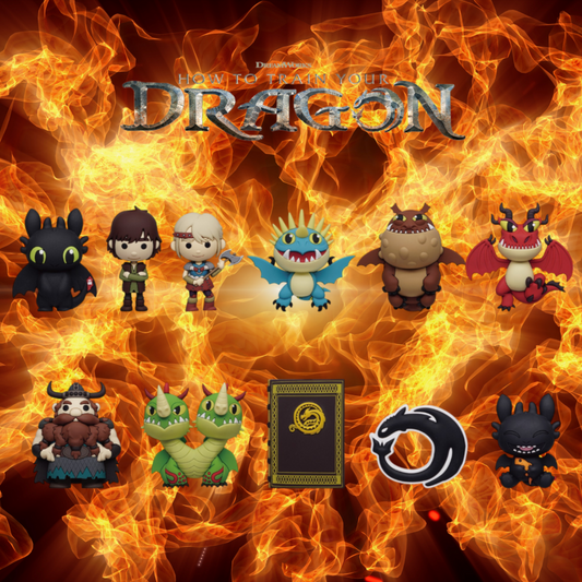 How to Train Your Dragon 3D PVC Bag Clips Blind Bag