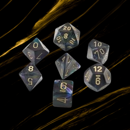 D7-Die Set Dice Lustrous Polyhedral
