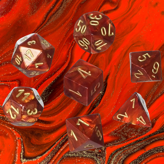 D7-Die Set Dice Polyhedral Scarab