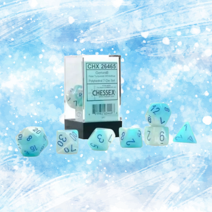 D7-Die Set Dice Gemini Polyhedral