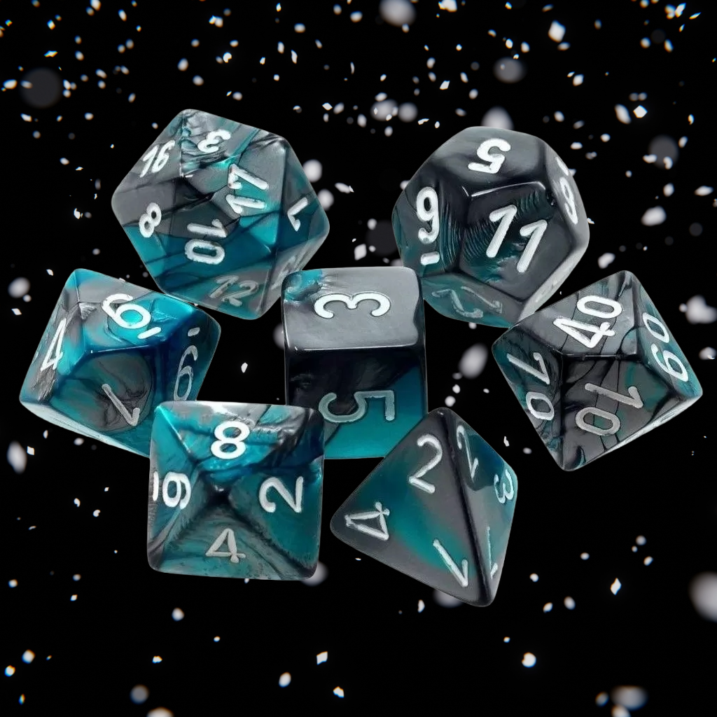 D7-Die Set Dice Gemini Polyhedral