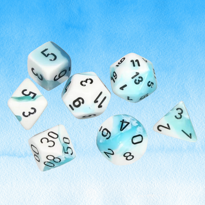 D7-Die Set Dice Gemini Polyhedral