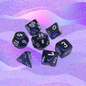D7-Die Set Dice Translucent Polyhedral