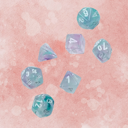 D7-Die Set Dice Mini-Polyhedral