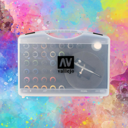 Vallejo Game Air Brush and Colour Set